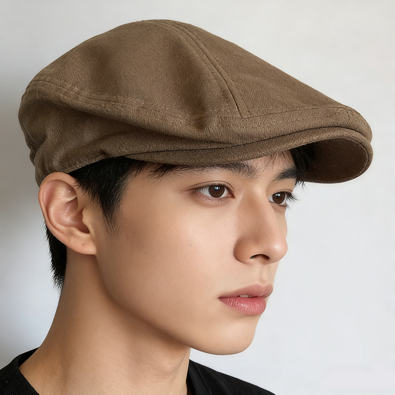 Newsboy Cap Ivy - Vintage Linen Newsboy Cap Breathable Lightweight